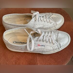 Superga  Women's Cotu Classic - Metallic Sneaker - Size 39 USA 8 EUC